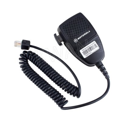 MOTOROLA ไมค์นอก แบบไม่มีปุ่ม ใช้สำหรับวิทยุสื่อสารโมบาย GM-300 สีดำ